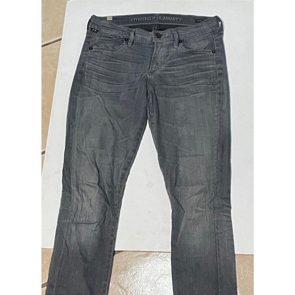Citizens of Humanity jeans womens 25 Aveden low rise skinny 25 x 30 gray - Picture 2 of 11